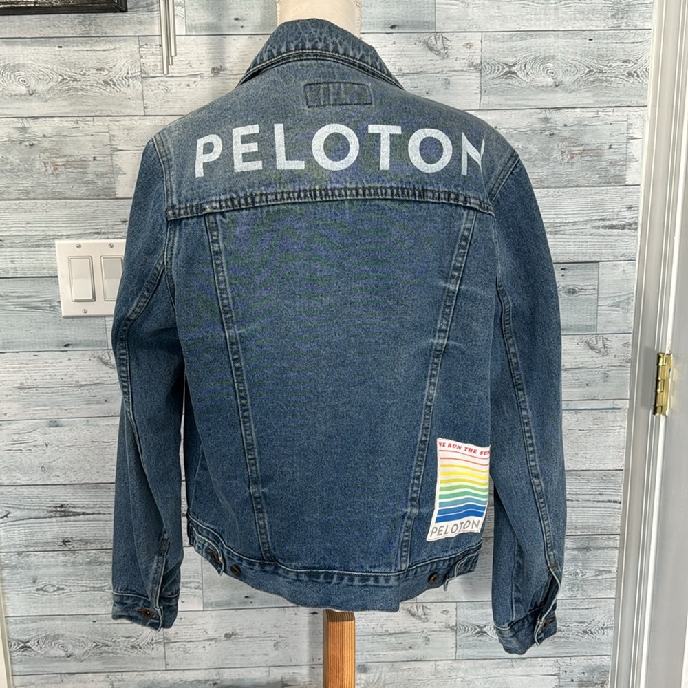 PELOTON BRANDED DENIM JACKET